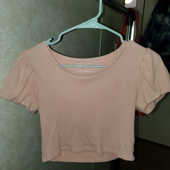 Aeropostale Tops - OG Tee Collection Blush Pink Crop (Aero)